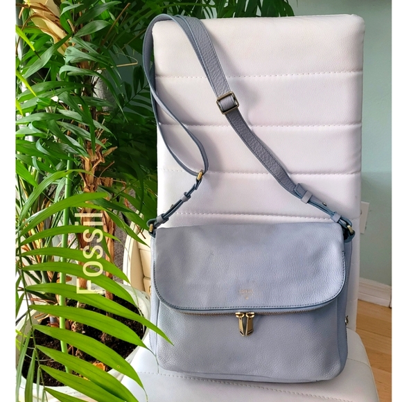 Fossil Leather Crossbody Bag 